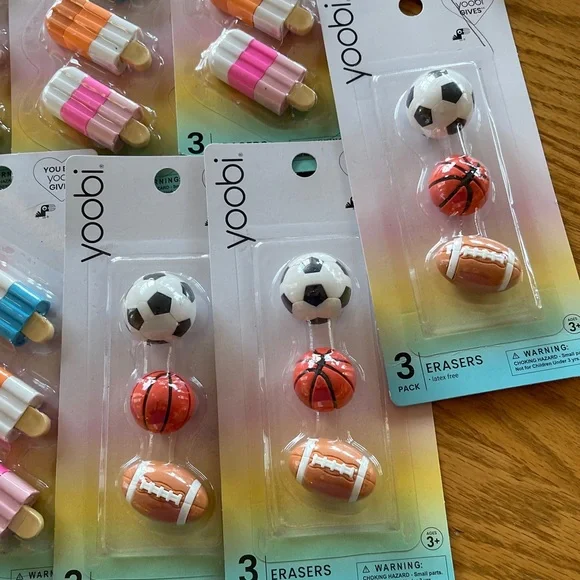 NEW Yoobi Erasers Set - PICK 4 for $7🌺 - Picture 6 of 6